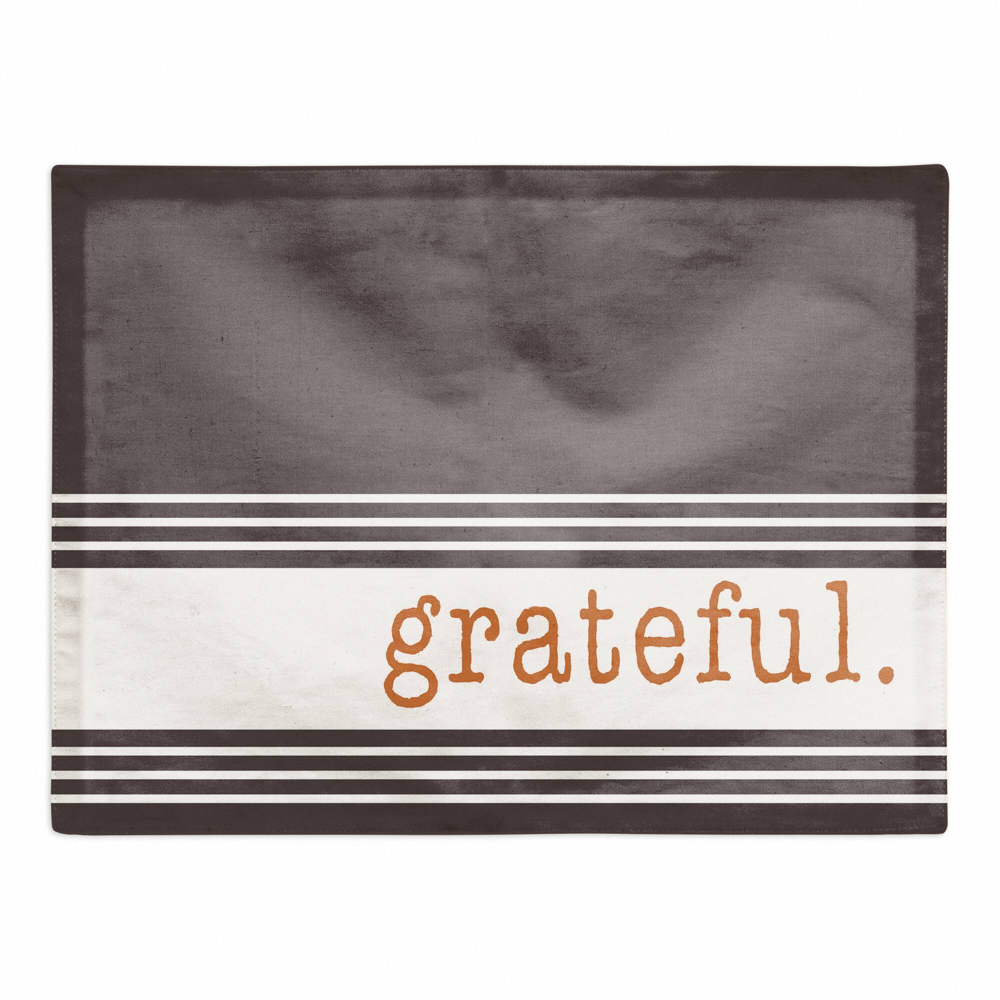 Grateful Stripes Cotton Twill Placemat